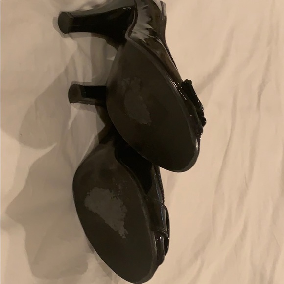 Fendi Black Patent Leather Heels. Size 6. - Picture 3 of 7